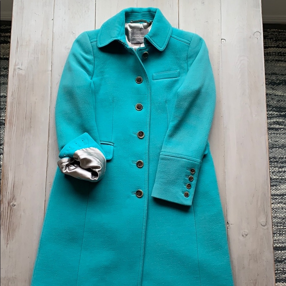 J.Crew  Thinsulate Double Cloth Metro Coat Size 4P